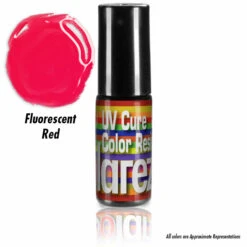 Fly Tie Color UV Resin - 5 Gram -JS Fly Fishing 75857 Solarez Fluorescent Red Bottle v2 1