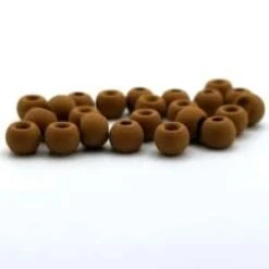 Slotted Tungsten Beads - 'Stones' 19 Slotted Tungsten Beads - 'Stones' -JS Fly Fishing Almond Joy Brown 750 300x300 1