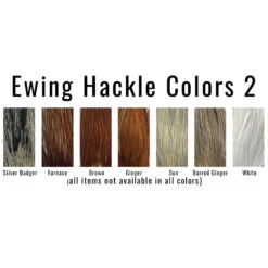 Ewing Dyed Half Saddle 7 Ewing Dyed Half Saddle -JS Fly Fishing EwingHacklecolorchart2 1a383198 54f6 4974 8302 4615a496aa69