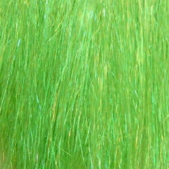 Hareline Ice Dub Shimmer Fringe 20 Hareline Ice Dub Shimmer Fringe -JS Fly Fishing F14474 FluorescentChartreuse 01