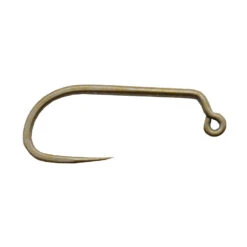 4690 60 Degree Barbless Jig Hook - Matte Bronze
