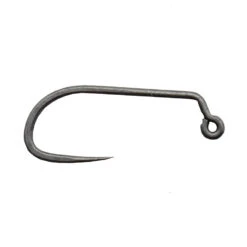 4698 60 Degree Barbless Jig Hook - Matte Gray