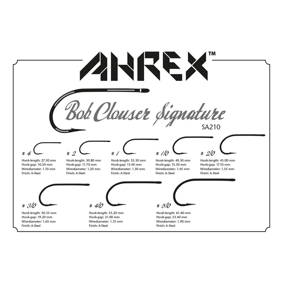 SA210 Bob Clouser Signature Hook 5 SA210 Bob Clouser Signature Hook - Image 3