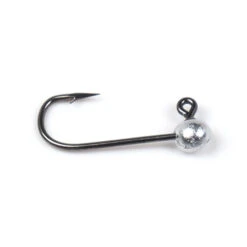 Hareline Unpainted Round Lead Jighead Fly Hooks