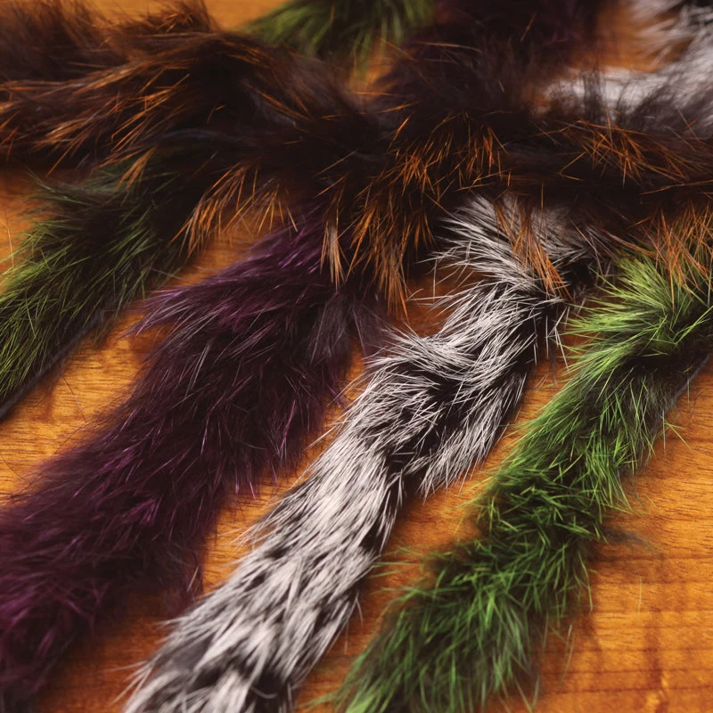 Hareline FrosTip 1/8" Crosscut Rabbit Strips 3 Hareline FrosTip 1/8" Crosscut Rabbit Strips