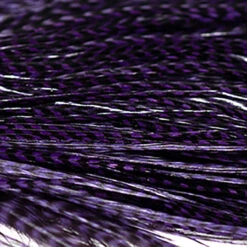 Hareline Half Grizzly Saddle 25 Hareline Half Grizzly Saddle -JS Fly Fishing NM 790037 PURP