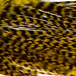 Hareline Half Grizzly Saddle 19 Hareline Half Grizzly Saddle -JS Fly Fishing NM 790037 YELL