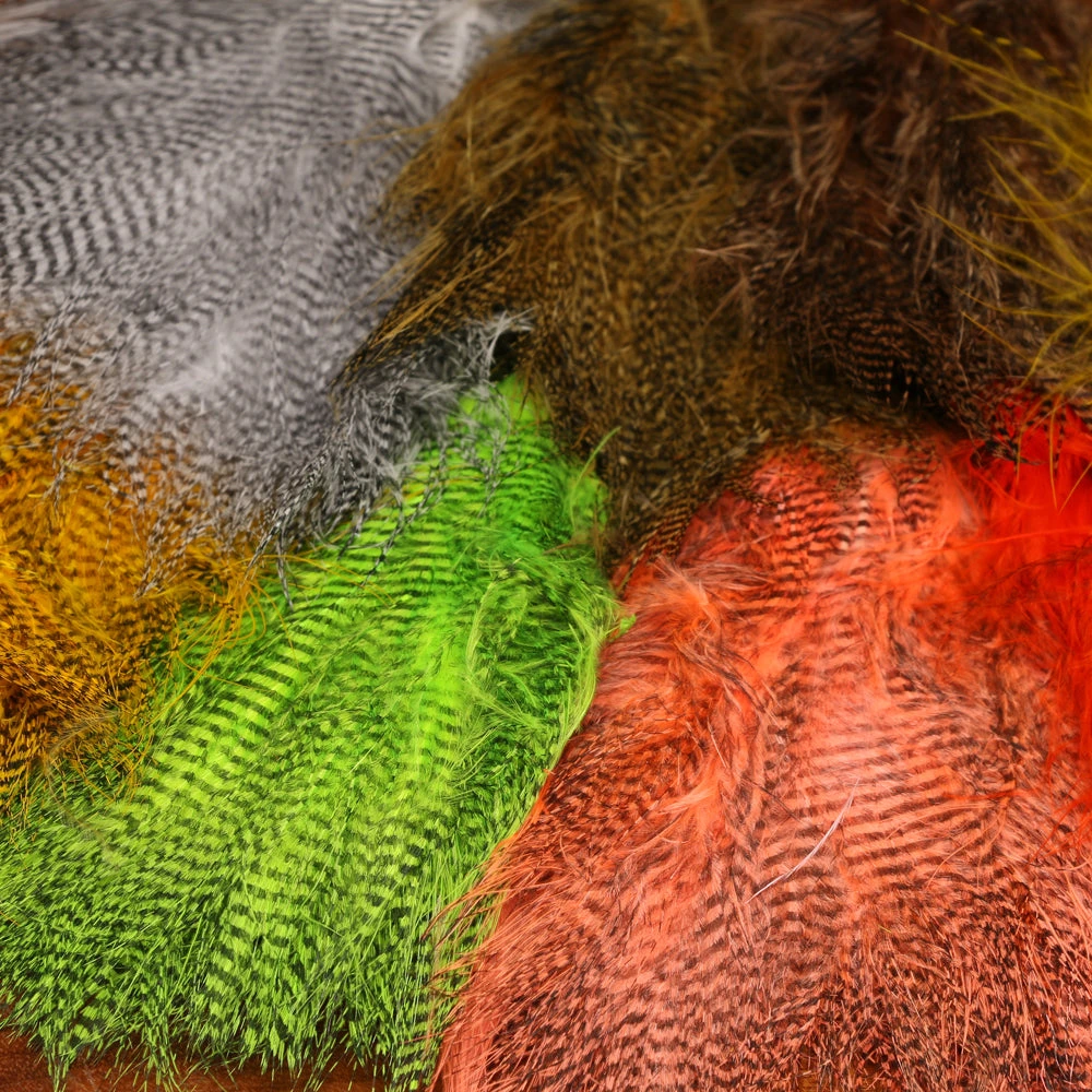 Hareline Fine Black Barred Marabou Feathers 3 Hareline Fine Black Barred Marabou Feathers