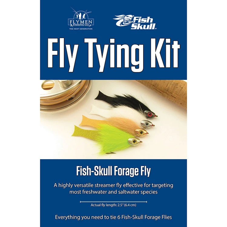 Fly Tying Kits - Fish-Skull Forage Fly 3 Fly Tying Kits - Fish-Skull Forage Fly