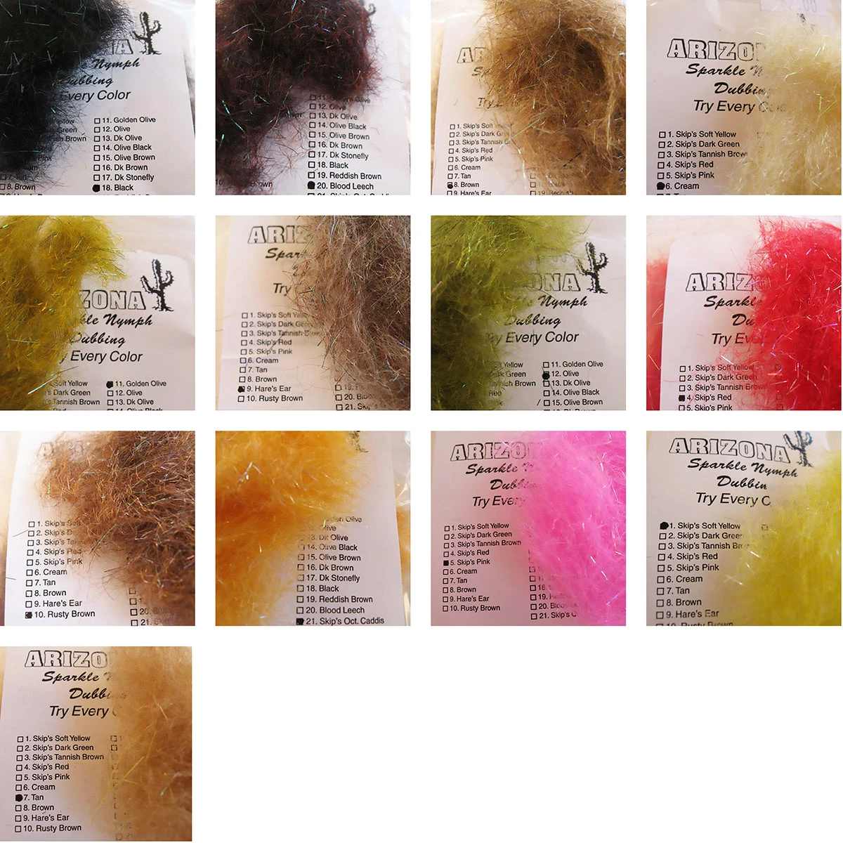 Arizona Sparkle Nymph Dubbing 3 Arizona Sparkle Nymph Dubbing