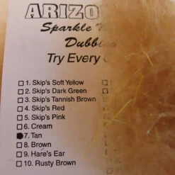Arizona Sparkle Nymph Dubbing 31 Arizona Sparkle Nymph Dubbing -JS Fly Fishing SM 012342 TTAN