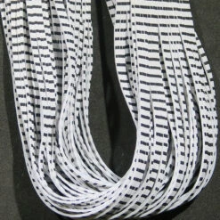 Hareline Grizzly Flutter Legs -JS Fly Fishing SM 720064 WHIT