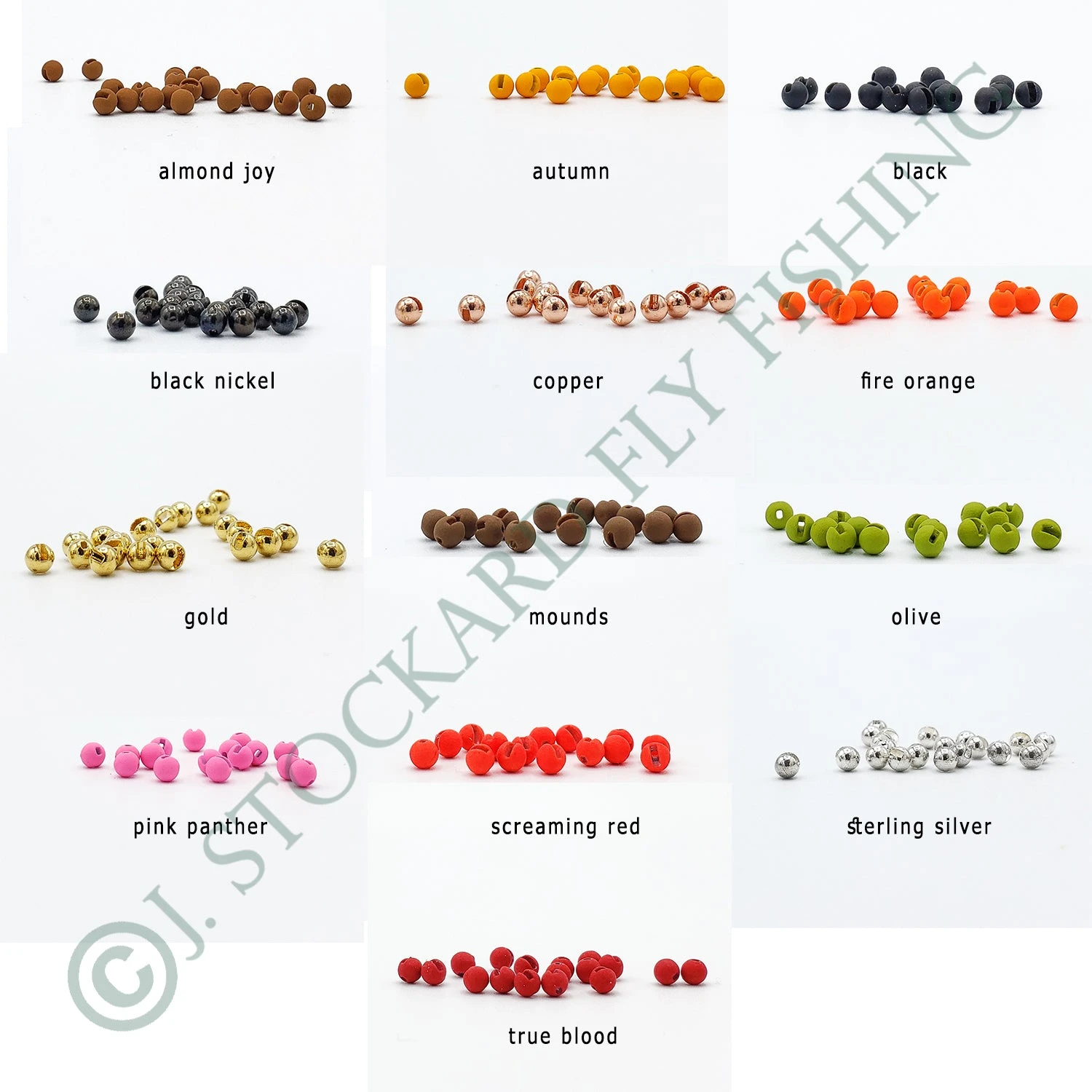 Slotted Tungsten Beads - 'Stones' 4 Slotted Tungsten Beads - 'Stones' - Image 2