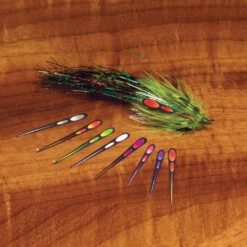 Hareline Real Fake Jungle Cock All Color Sampler 5 Hareline Real Fake Jungle Cock All Color Sampler -JS Fly Fishing SM 750213 0000 9