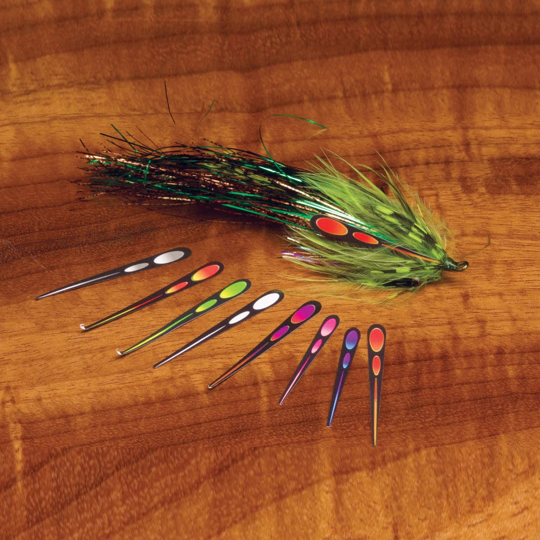 Hareline Real Fake Jungle Cock All Color Sampler 4 Hareline Real Fake Jungle Cock All Color Sampler - Image 2