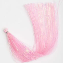 Pearl A Glow Flashabou 13 Pearl A Glow Flashabou -JS Fly Fishing SM 760190 PINK