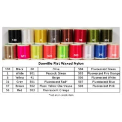 Flat Waxed Nylon Thread 22 Flat Waxed Nylon Thread -JS Fly Fishing TW 006050 0000 4