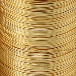 Flat Color Wire Wide Medium Size 32 Flat Color Wire Wide Medium Size -JS Fly Fishing TW 131040 GOLD