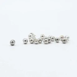 Slotted Tungsten Beads - 'Stones' 30 Slotted Tungsten Beads - 'Stones' -JS Fly Fishing sterling silver slotted 500x500 1