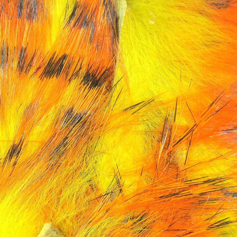 Hareline Tiger Barred 1/8" Rabbit Strips 4 Hareline Tiger Barred 1/8" Rabbit Strips - Image 2